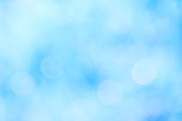 colourful of bokeh blue light blurred