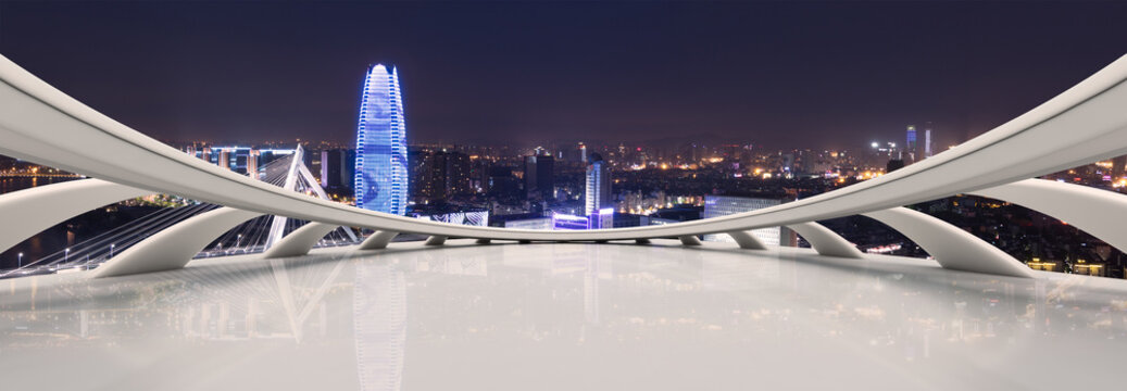 high anglew view of cityscape from view deck