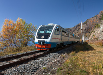 Autumn on the Circum-Baikal railroad