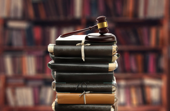 Paper folders and gavel