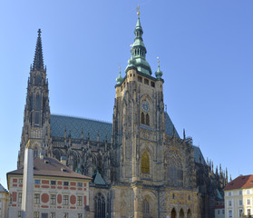Fototapeta na wymiar Katedrala sv. VitaSaint / Vitus cathedral