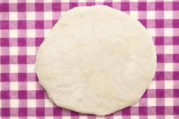 Fresh dough ready for baking