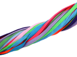 Twisted colorful shoelaces