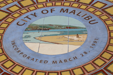 Naklejka premium City of Malibu