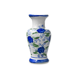 Ceramic vase flower pattern