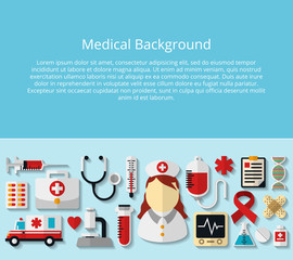 Health care and medical background