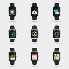 Smartwatch icons