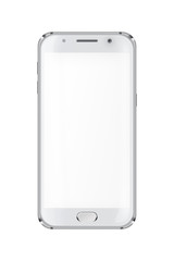  Mobile phone with blank screen.