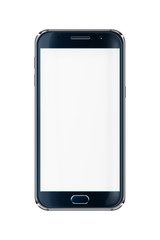  Mobile phone with blank screen.