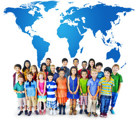 Fototapeta premium Global Globalization World Map Environmental Conservation