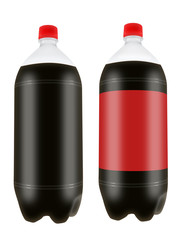 Cola drink in plastic bottles. - 84769595