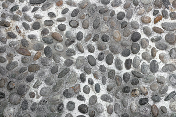 Pebble floor