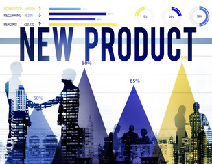 Obraz premium New Product Branding Advertising Marketing Concept