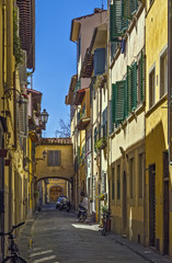 Fototapeta na wymiar street in Florence, Italy