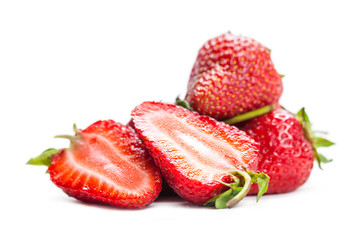 fresh strawberries close-up