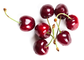Obraz na płótnie Canvas ripe juicy cherry