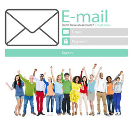 Email Online Messaging Social Media Internet Concept