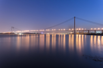 Fototapeta na wymiar Yangtze River bridge