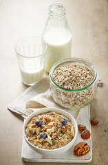 healthy breakfast ingredients