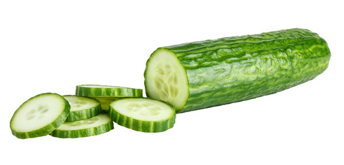 Sliced cucumber