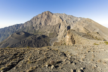 Mt Meru and ash cone. Tanzania. Africa.