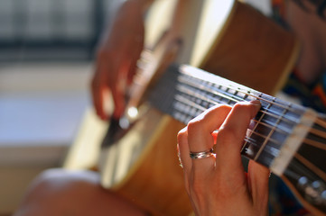 Guitar playing