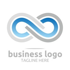 business logo company corporate abstract Infinity letter S