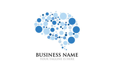 Dot Brain Imagination Logo