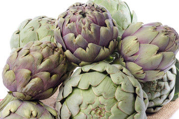 Obraz premium Fresh artichokes
