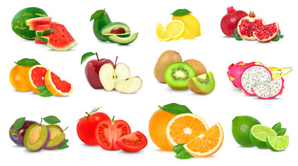fruit collage