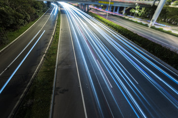 traffic at night