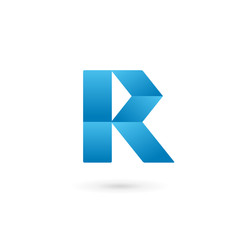 Letter R logo icon design template elements