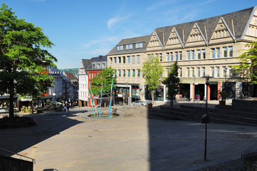 Fototapeta na wymiar Marktplatz in Siegen
