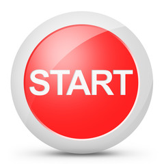 Tasto start avvio computer rosso