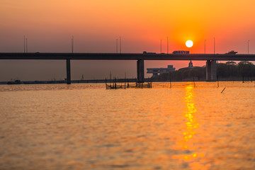 Obraz premium Yangtze River bridge