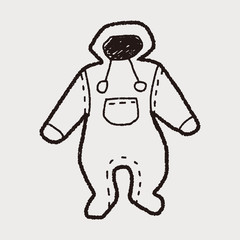 baby clothes doodle