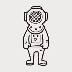 diver doodle