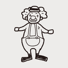 clown doodle