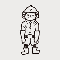 fireman doodle