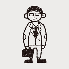 businessman doodle