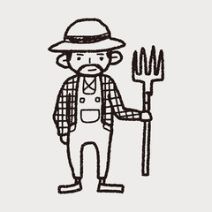 farmer doodle