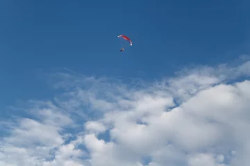 Fotobehang Luchtsport paraglider