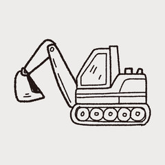 Excavator doodle