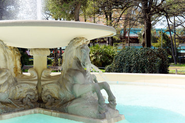 Fountain in Rimini, Italy