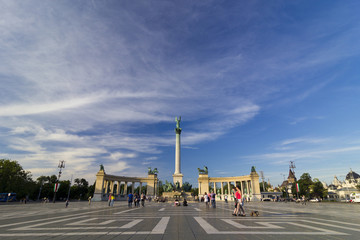 Fototapeta na wymiar Heroes' Square - Budapest