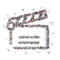 people in the shape of crackers.