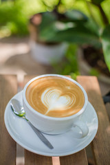 Latte Art coffee