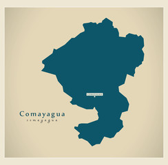 Modern Map - Comayagua HN
