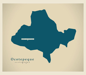 Modern Map - Ocotepeque HN