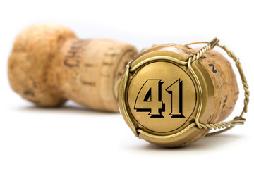 Champagnerkorken Jubiläum 41 Jahre